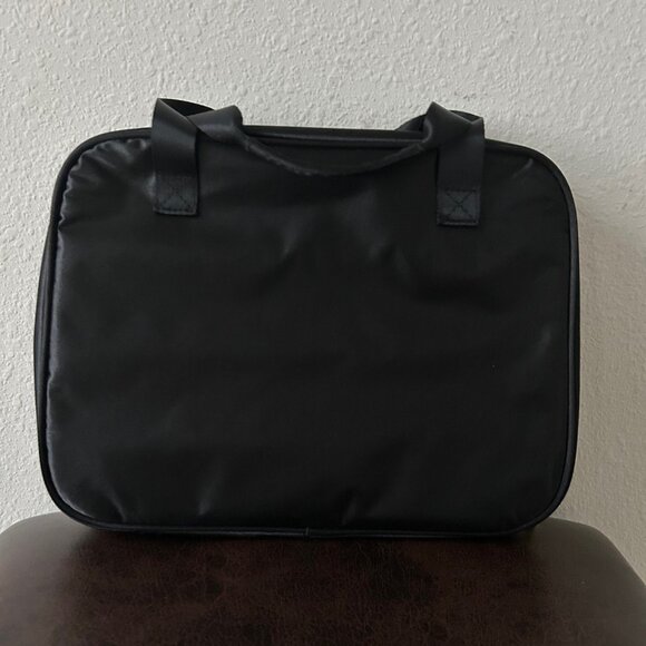 Joy Clean And Chic Expandable Toiletry Case BLACK Satin Finish NWT - Picture 3 of 14